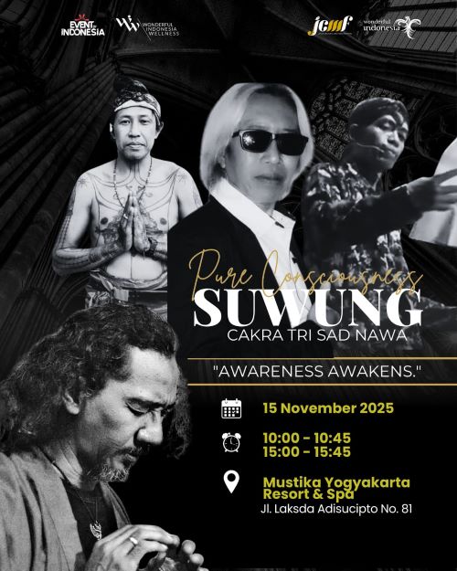 Cakra Tri Sad Nawa (369) menghadirkan gerakan penyembuhan holistik yang menggabungkan seni, spiritualitas, dan kearifan lokal Nusantara. Komunitas ini menjadi wajah baru wellness Indonesia. foto: Istimewa/JCWF