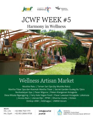 JCWF 2025 WEEK #5 hadir dengan tradisi Jawa, seni healing, dan kepemimpinan visioner GKR Bendara, menghadirkan pengalaman wellness yang holistik dan berkelas. foto: Istimewa
